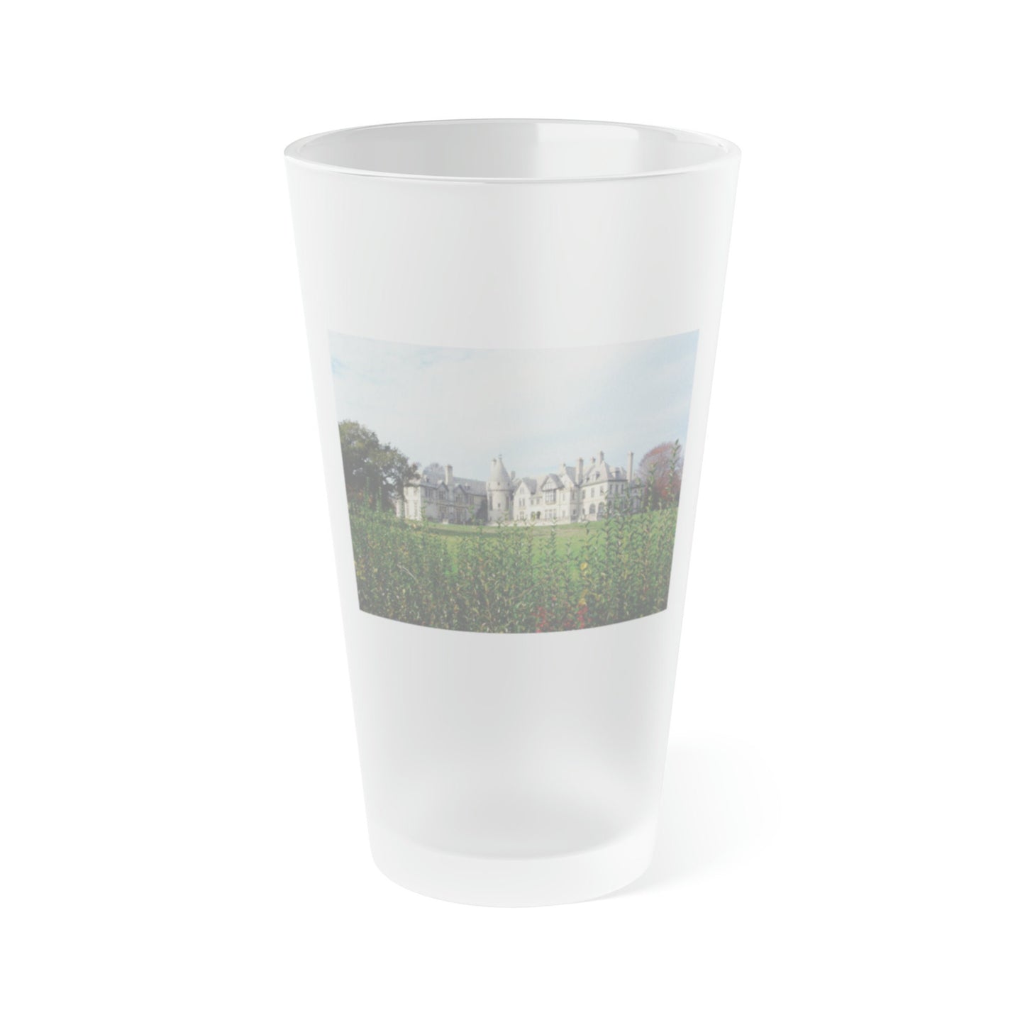 Seaview Terrace - Frosted Pint Glass, 16oz