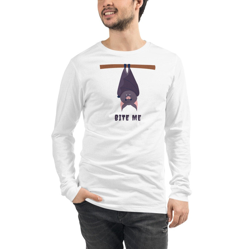 BITE ME - Halloween Unisex Long Sleeve Tee