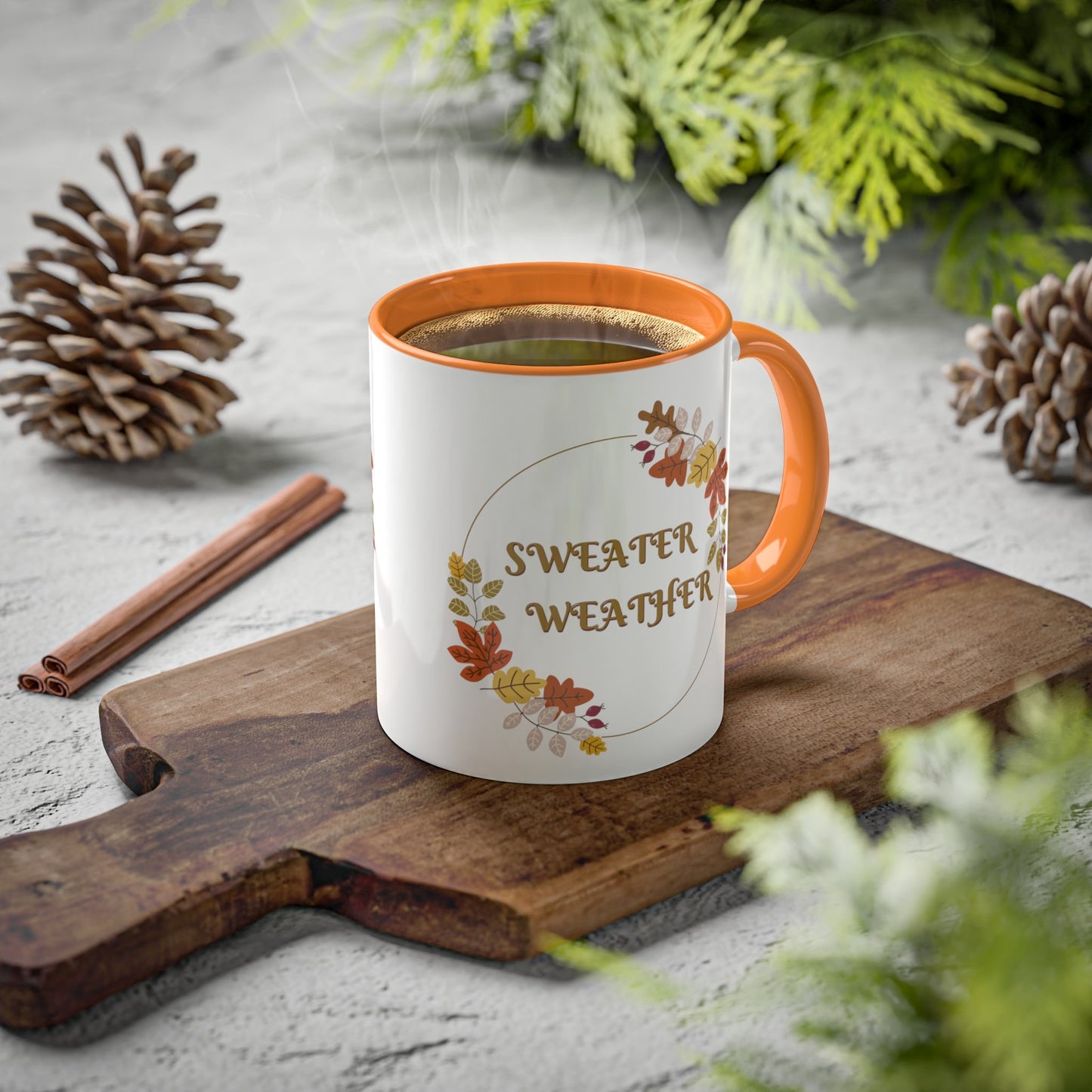 Sweater Weather Colorful Mug, 11oz