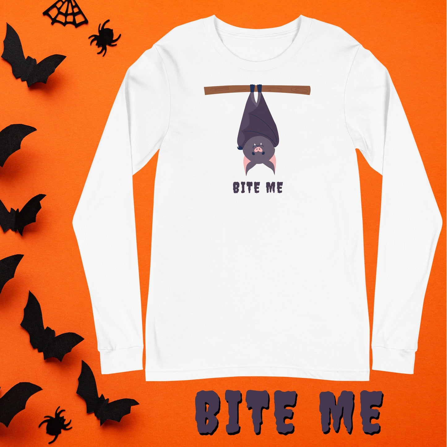 BITE ME - Halloween Unisex Long Sleeve Tee