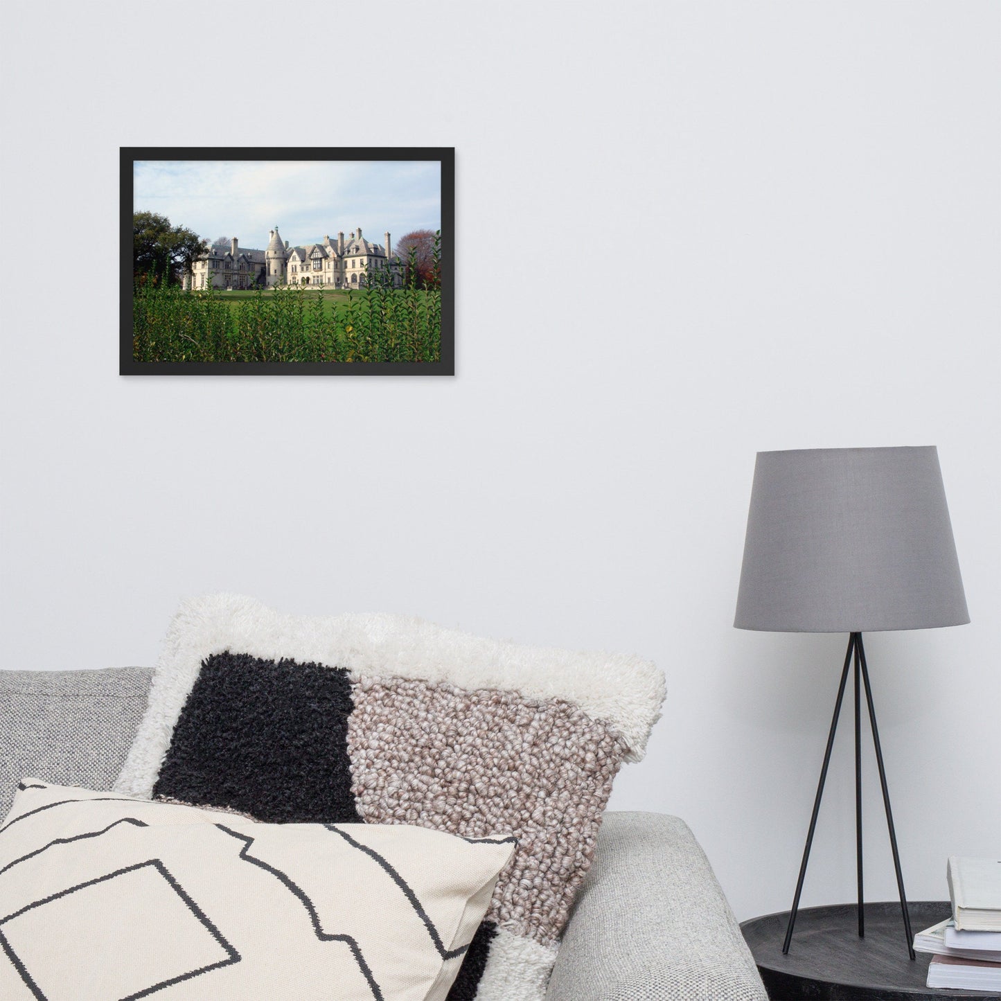 Beautiful Seaview Terrace - Framed Photo Poster