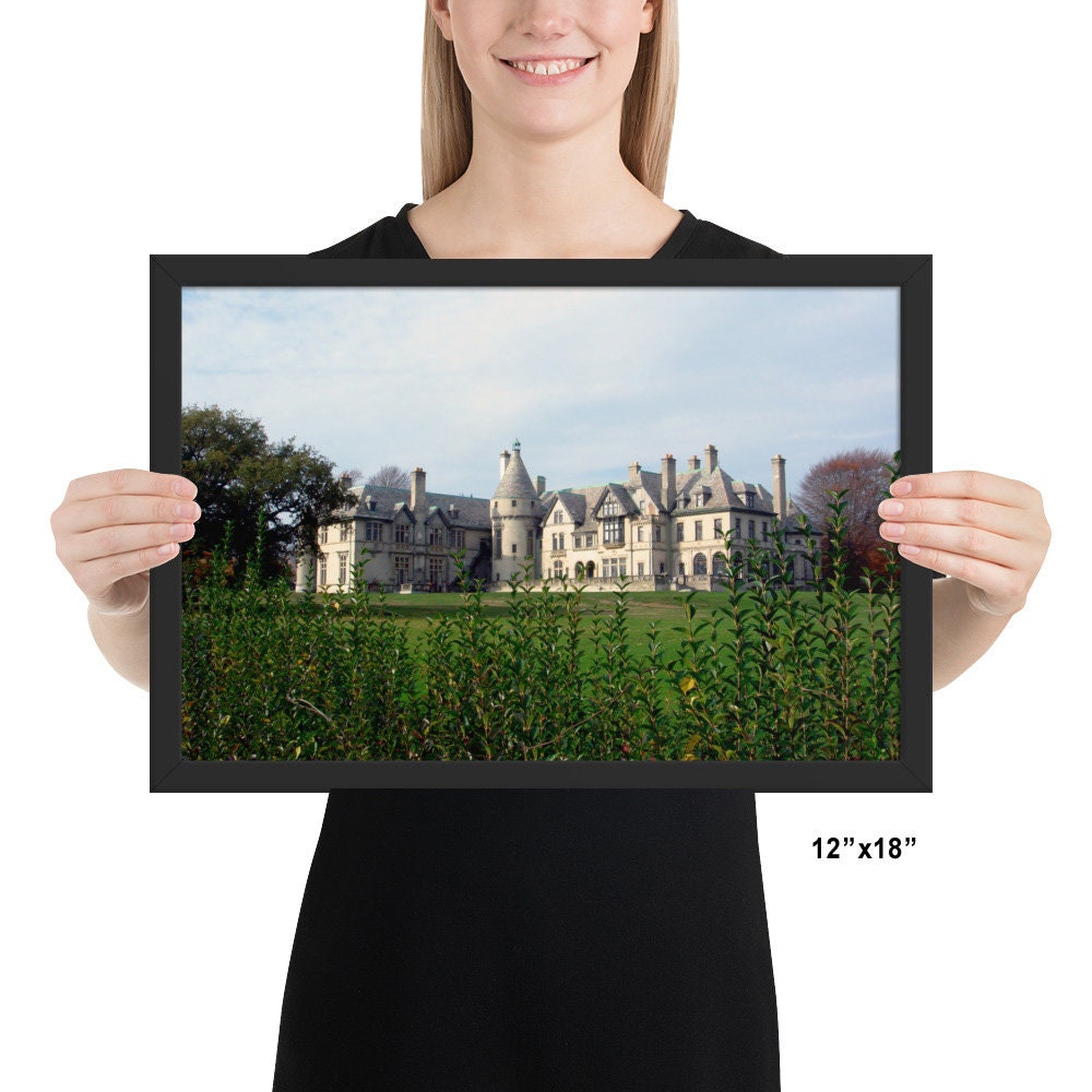 Beautiful Seaview Terrace - Framed Photo Poster