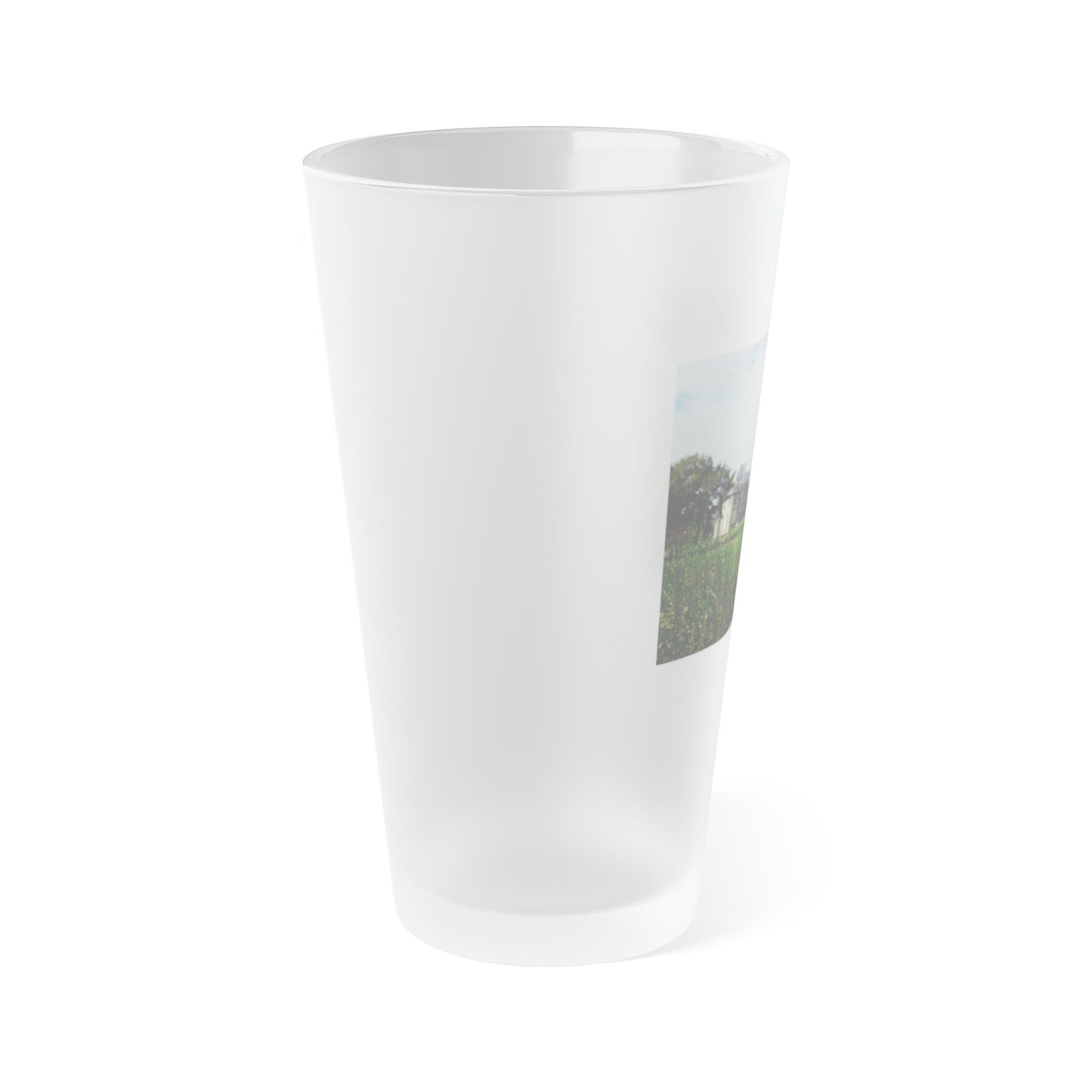 Seaview Terrace - Frosted Pint Glass, 16oz