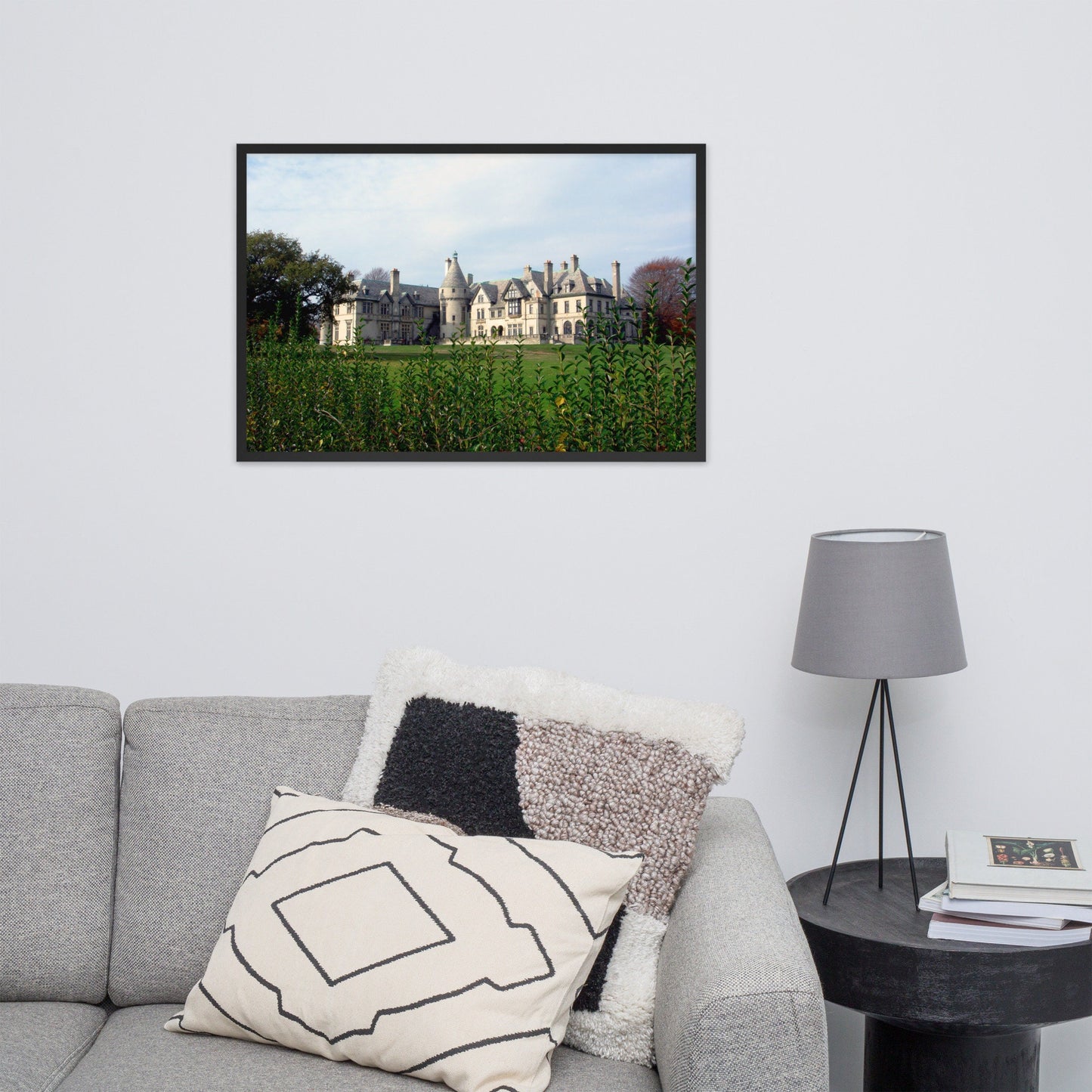 Beautiful Seaview Terrace - Framed Photo Poster