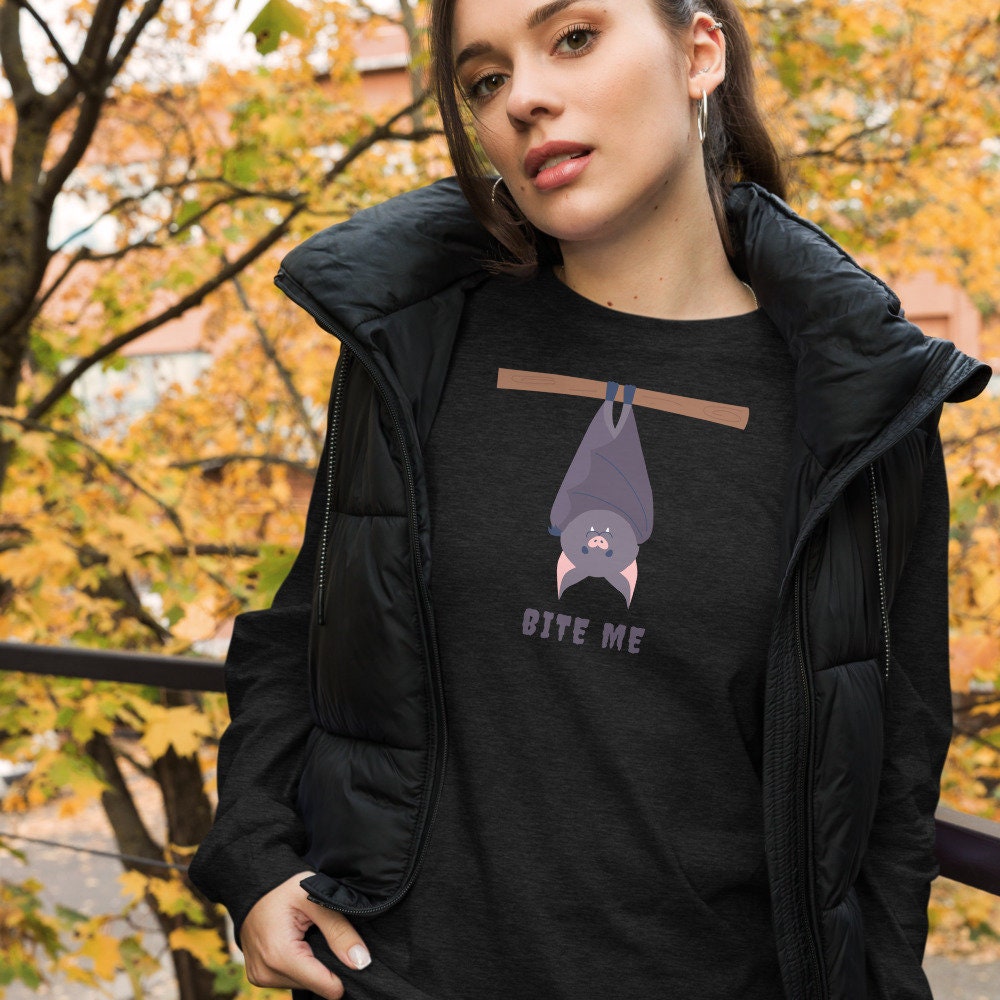 BITE ME - Halloween Unisex Long Sleeve Tee