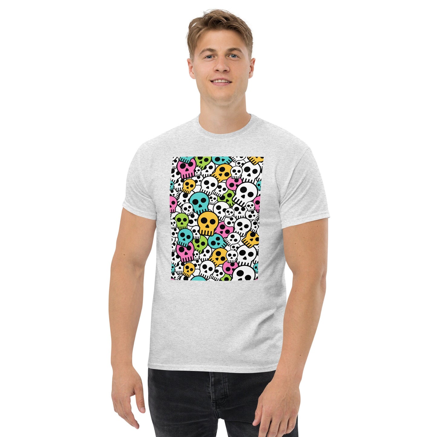 Psychedelic Skulls - Men's Classic Tee