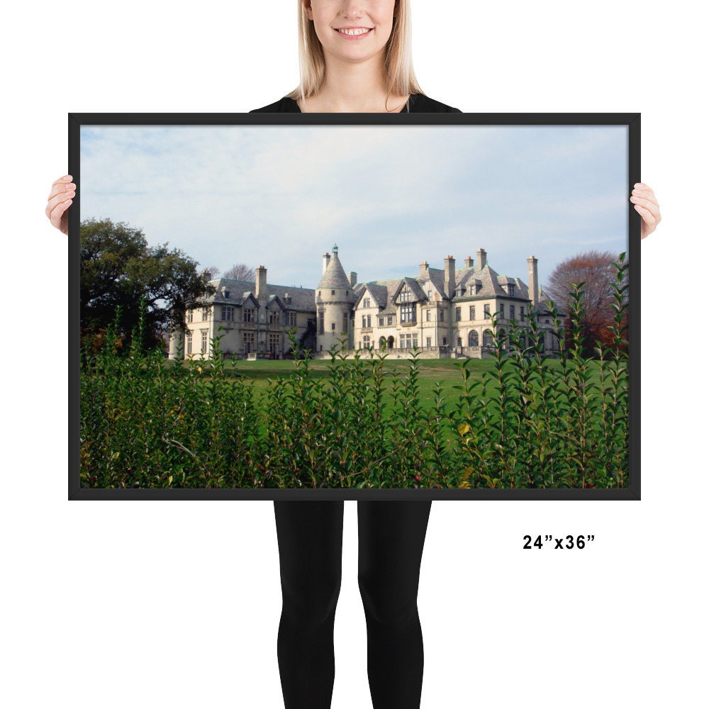 Beautiful Seaview Terrace - Framed Photo Poster
