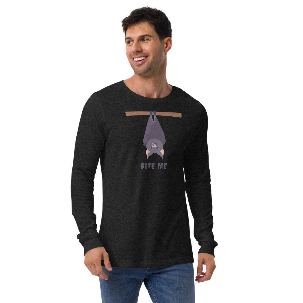 BITE ME - Halloween Unisex Long Sleeve Tee
