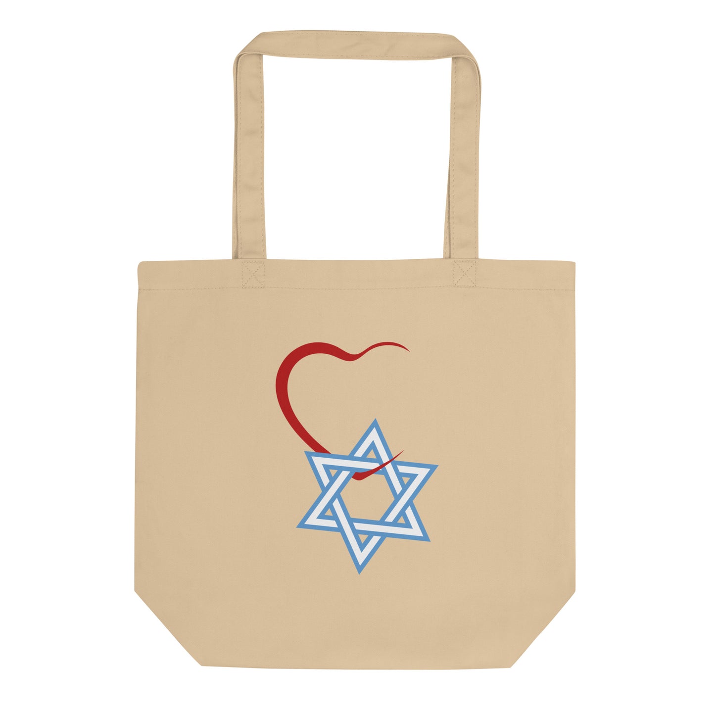 MY HEARTS WITH ISRAEL - Organic Cotton Tote