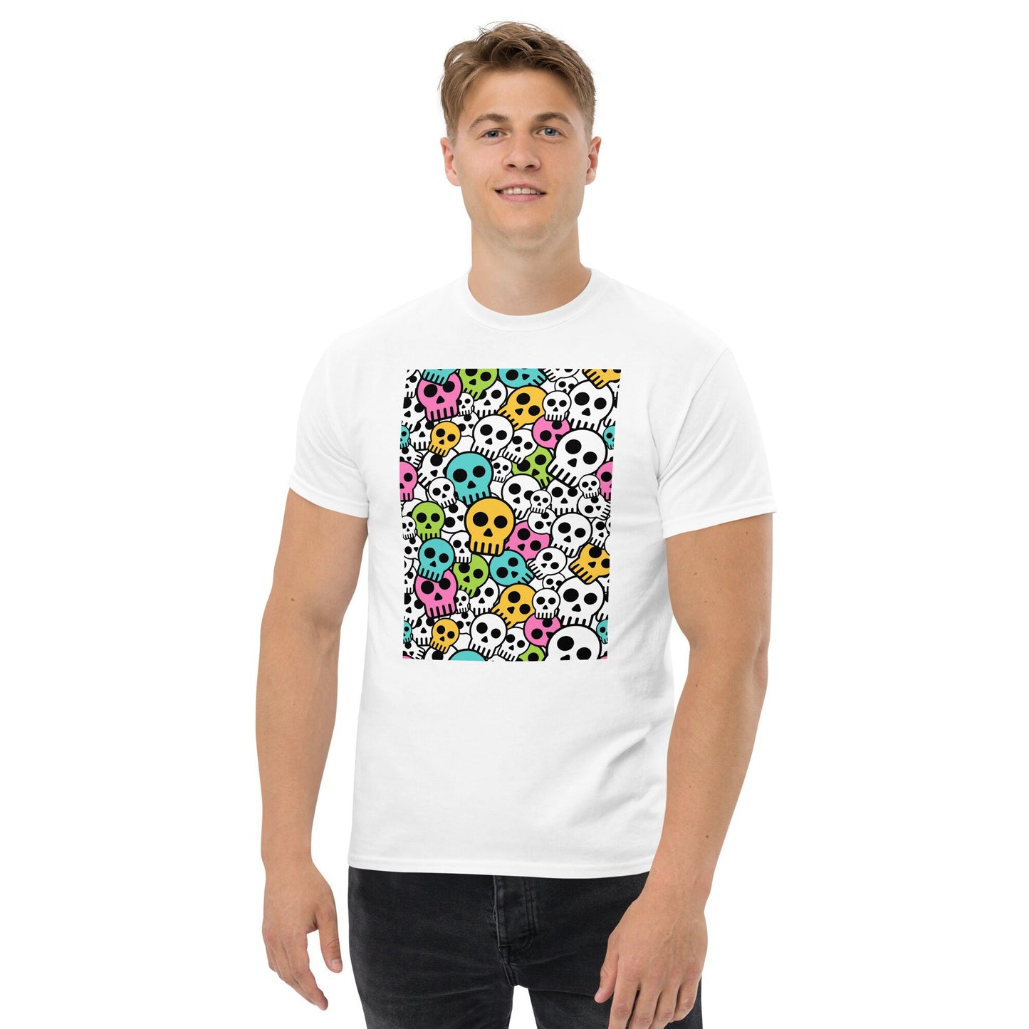 Psychedelic Skulls - Men's Classic Tee