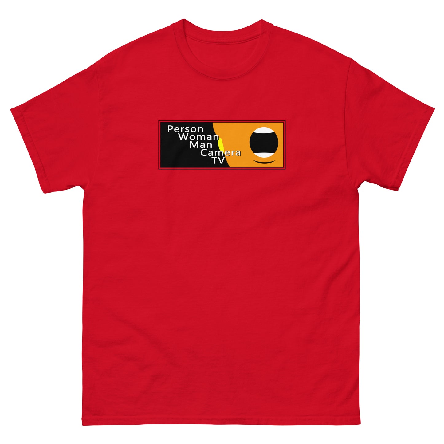 Person Man Woman Camera TV Unisex T-Shirt