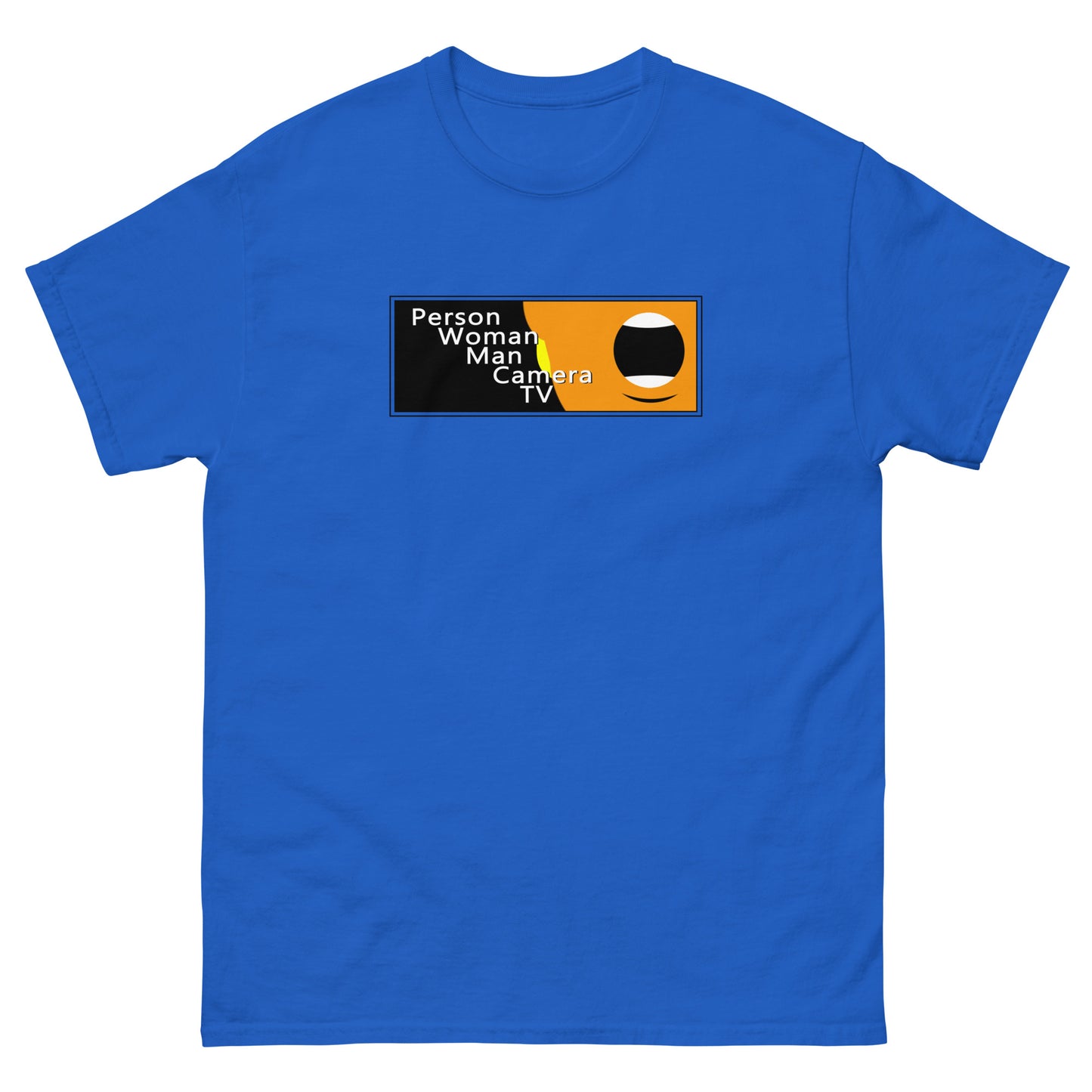 Person Man Woman Camera TV Unisex T-Shirt