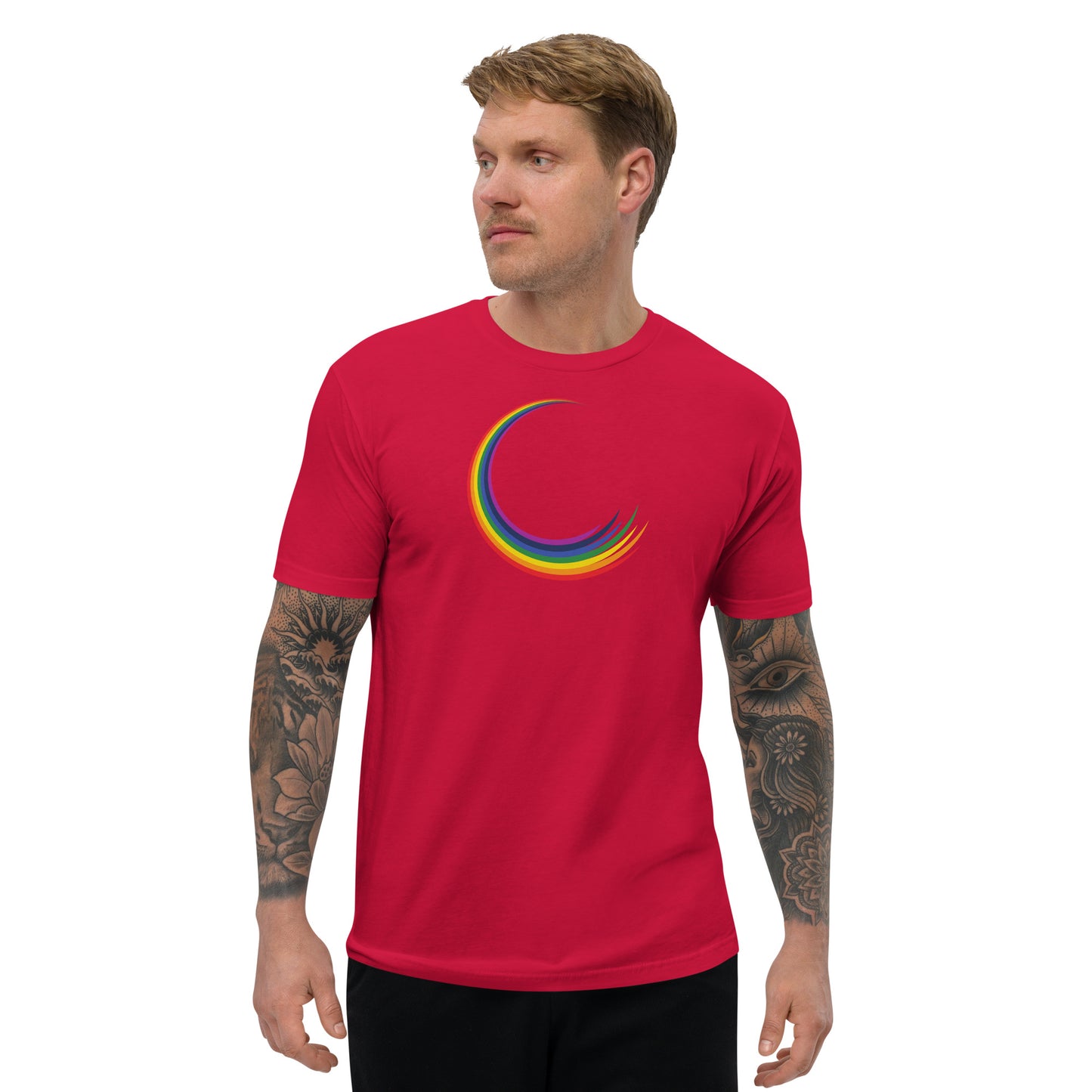 Rainbow Swirl - Fitted Tee