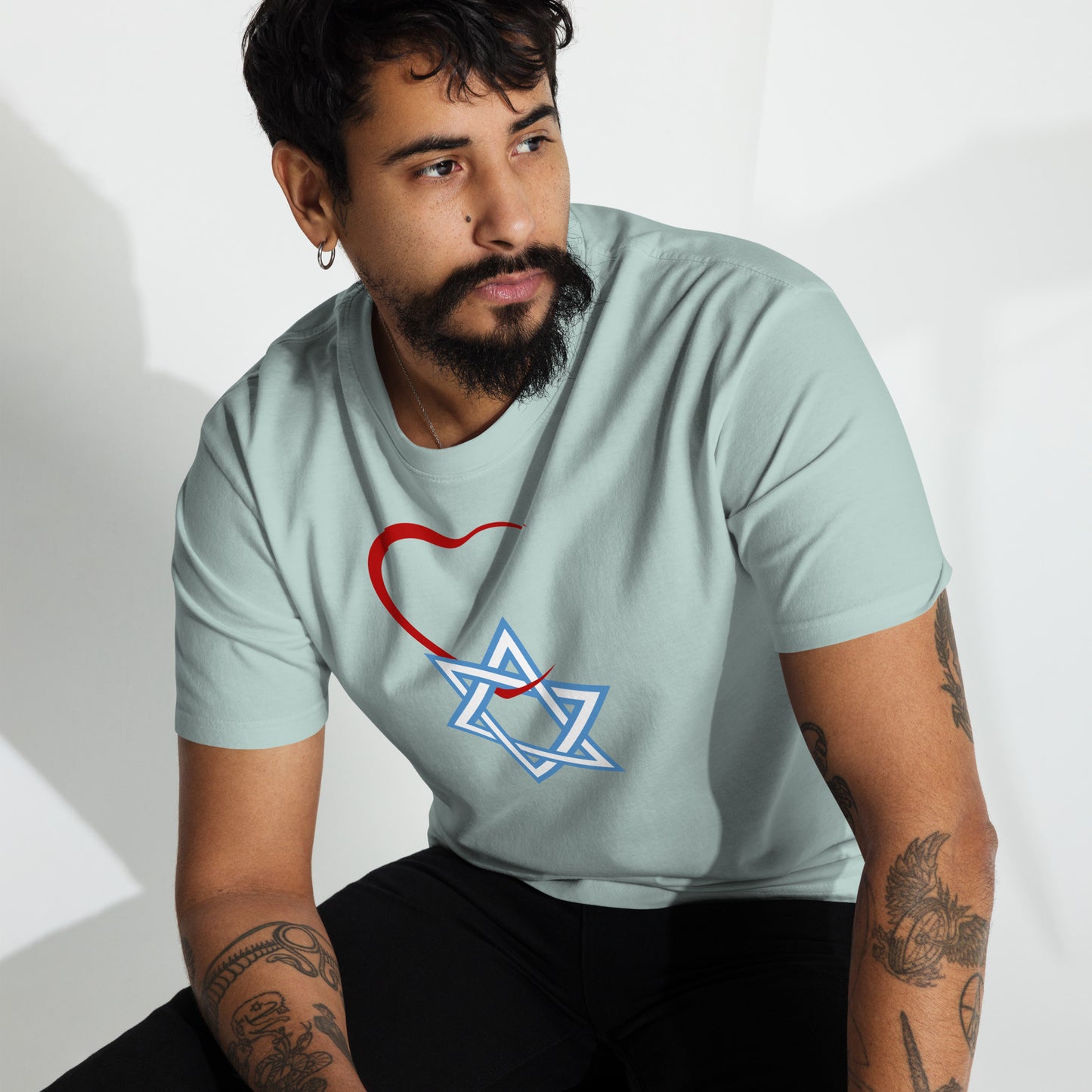 MY HEART IS WITH ISRAEL - Unisex T