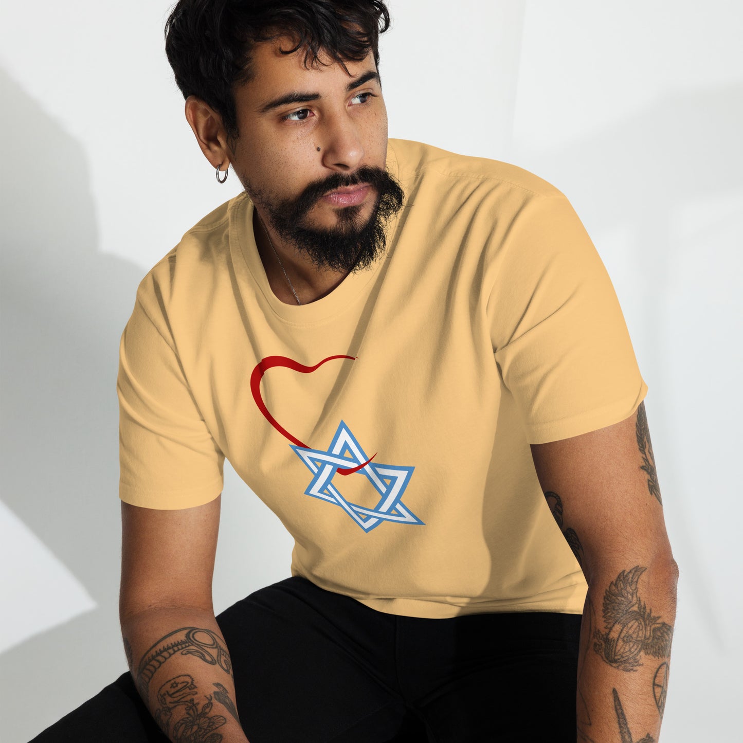 MY HEART IS WITH ISRAEL - Unisex T