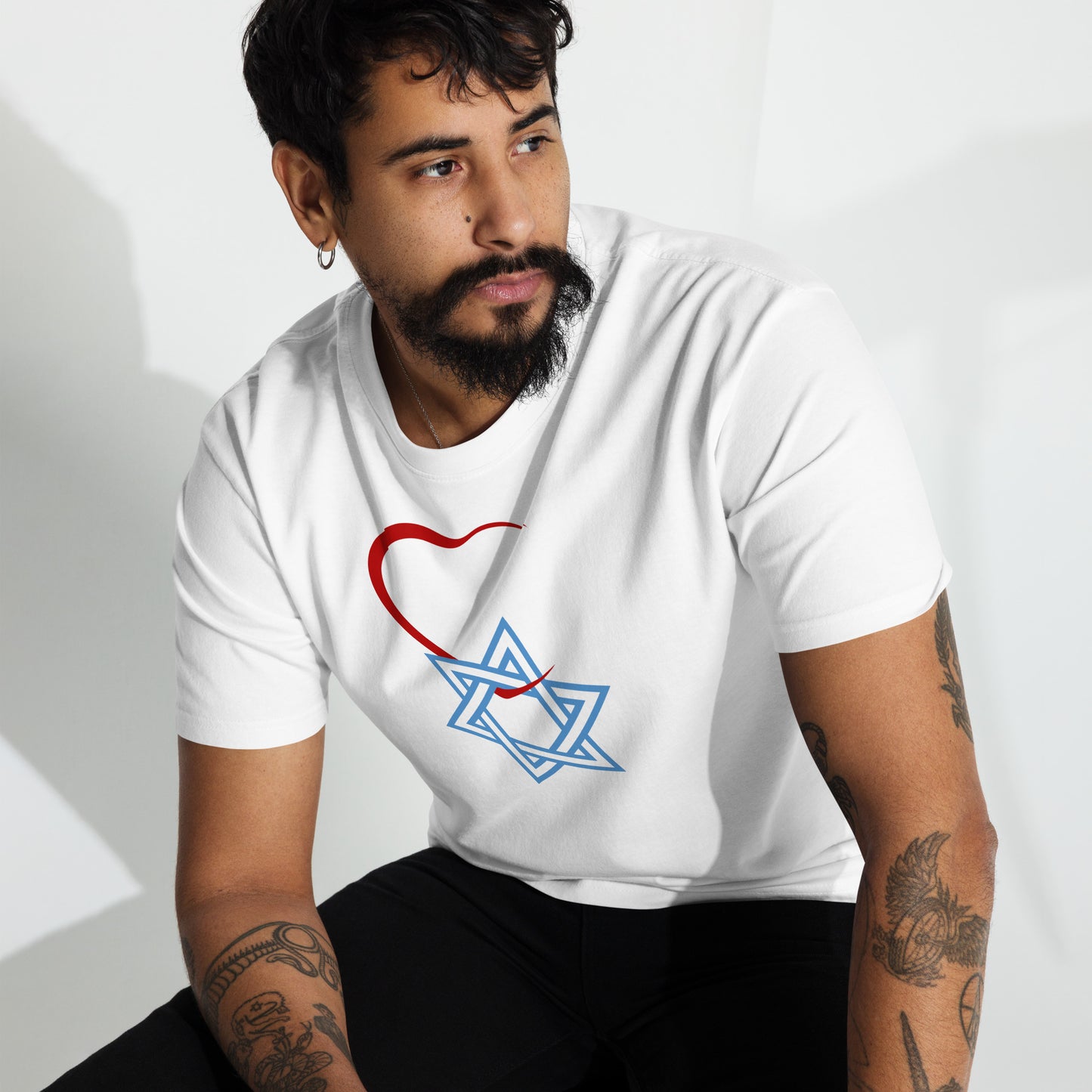 MY HEART IS WITH ISRAEL - Unisex T