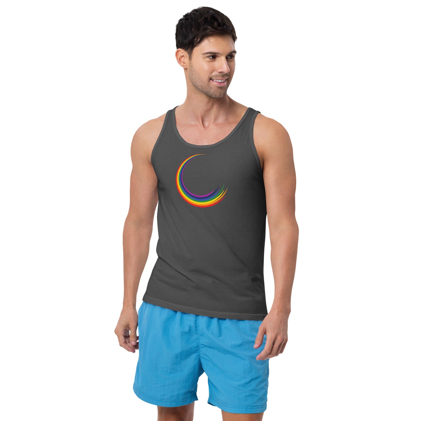 Rainbow Swirl Tank Top