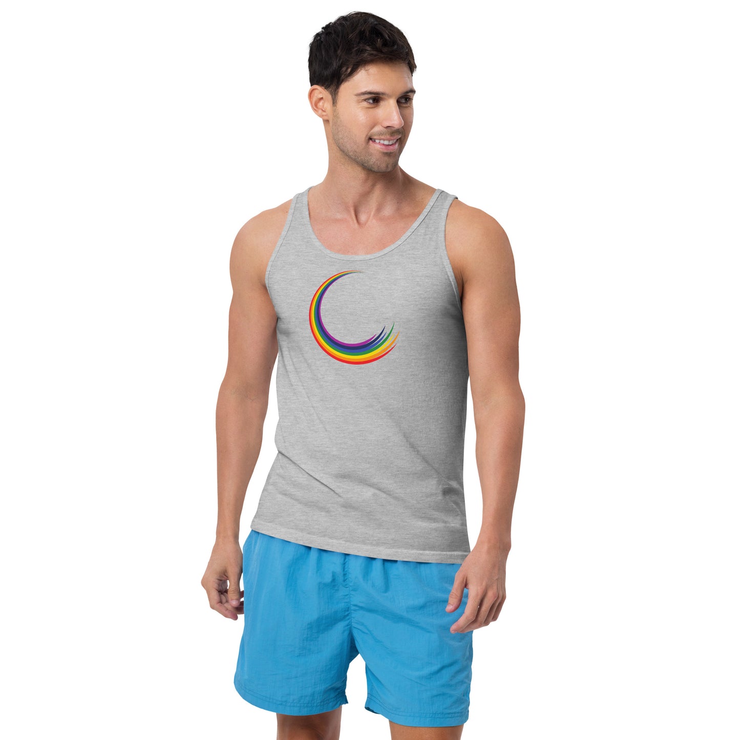 Rainbow Swirl Tank Top