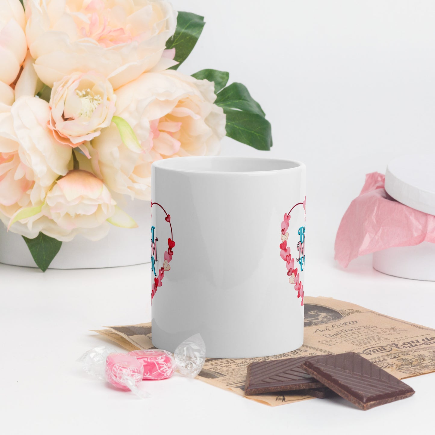 Best Mom Ever White Glossy Mug