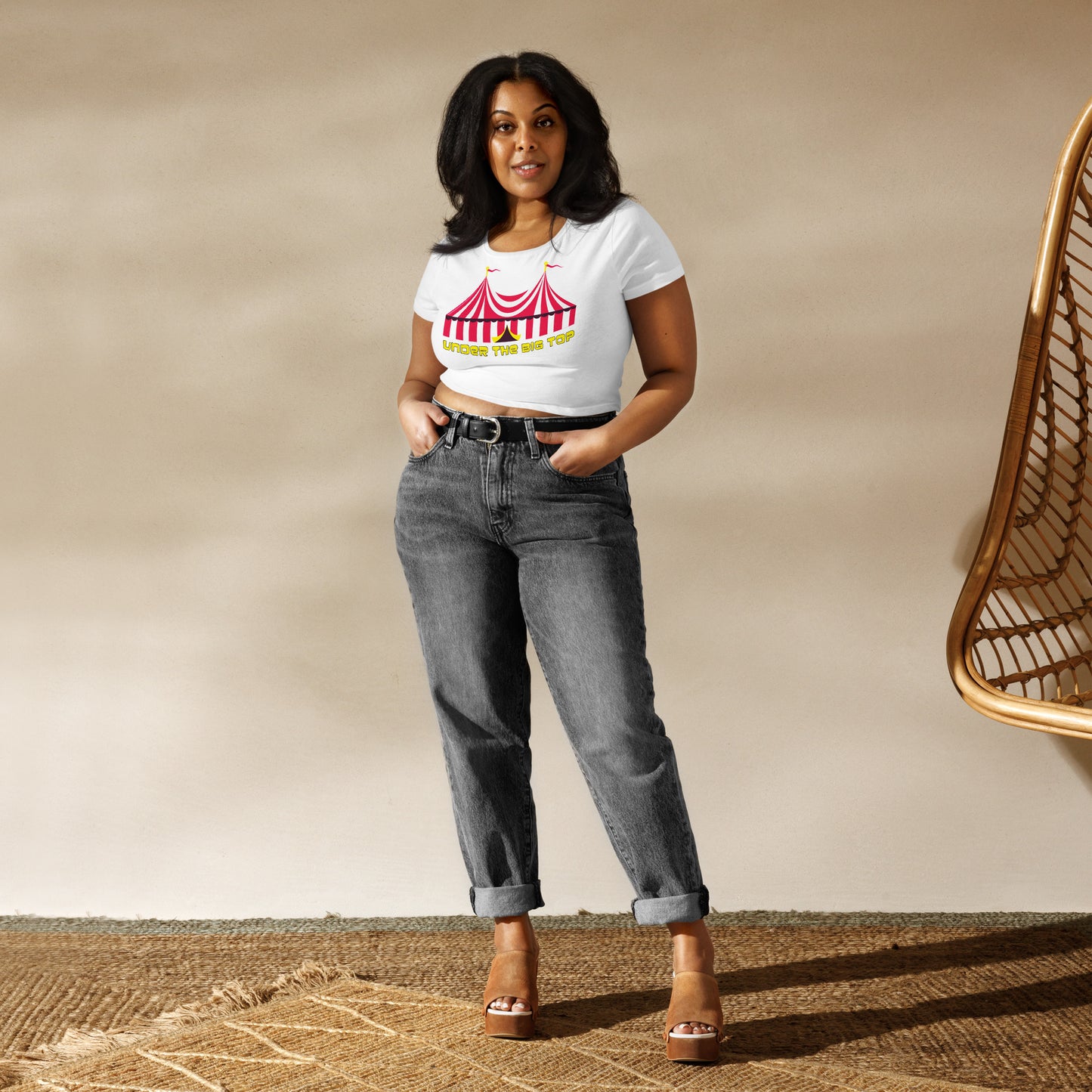 Under the Big Top - Women’s Crop Tee