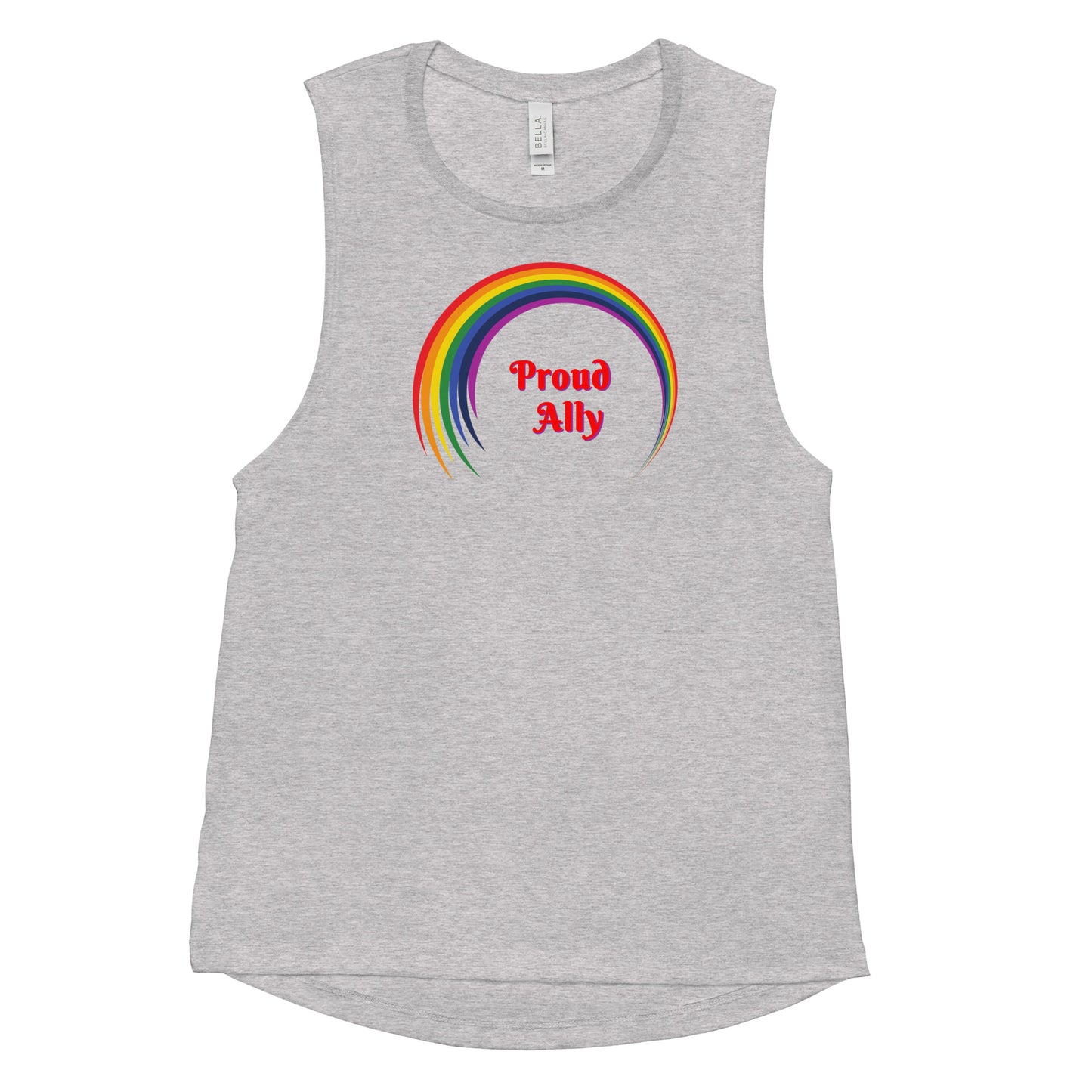 PROUD ALLY - Ladies’ Muscle Tank