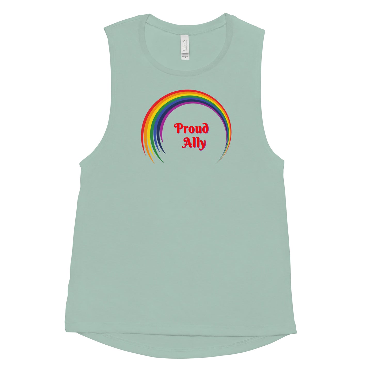 PROUD ALLY - Ladies’ Muscle Tank