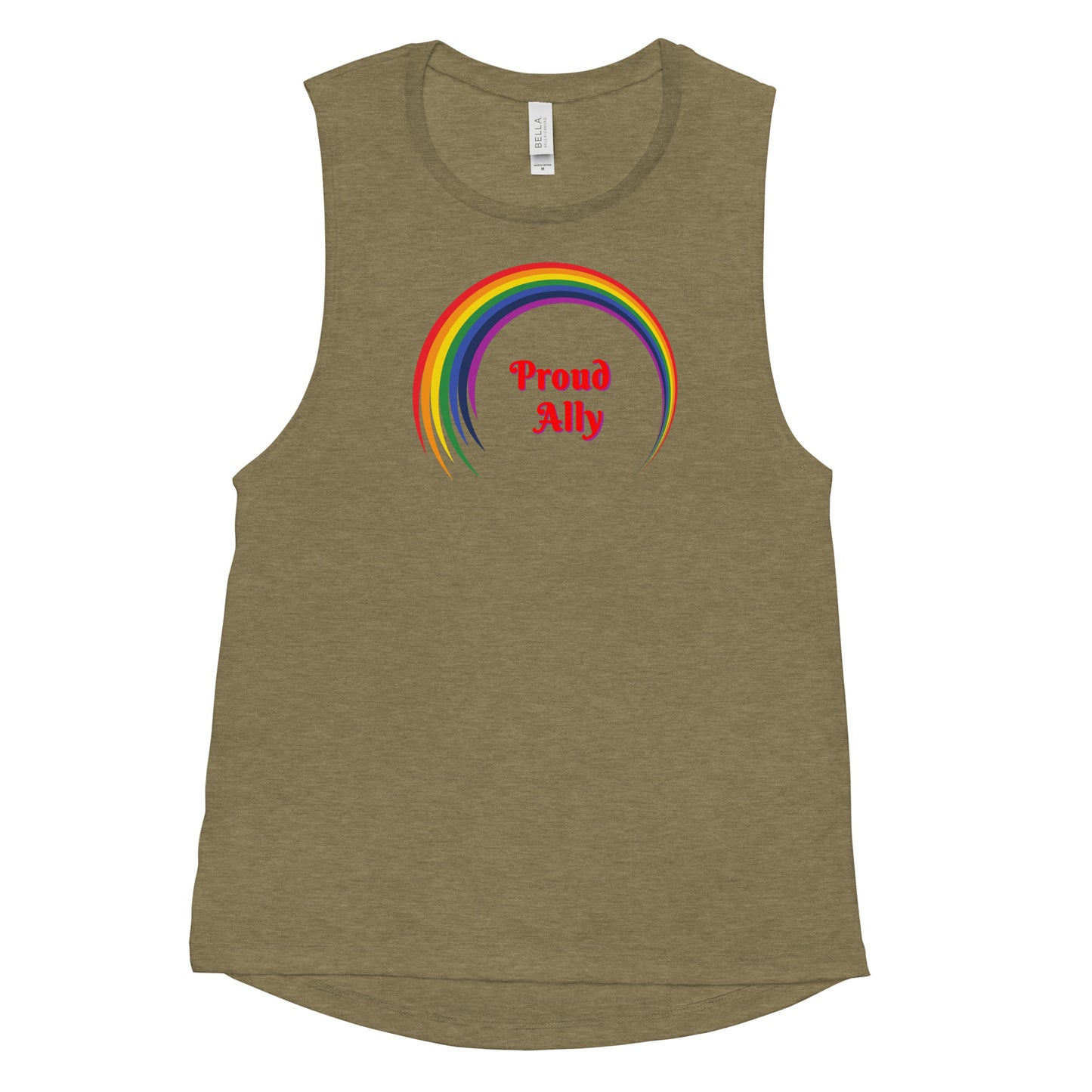 PROUD ALLY - Ladies’ Muscle Tank