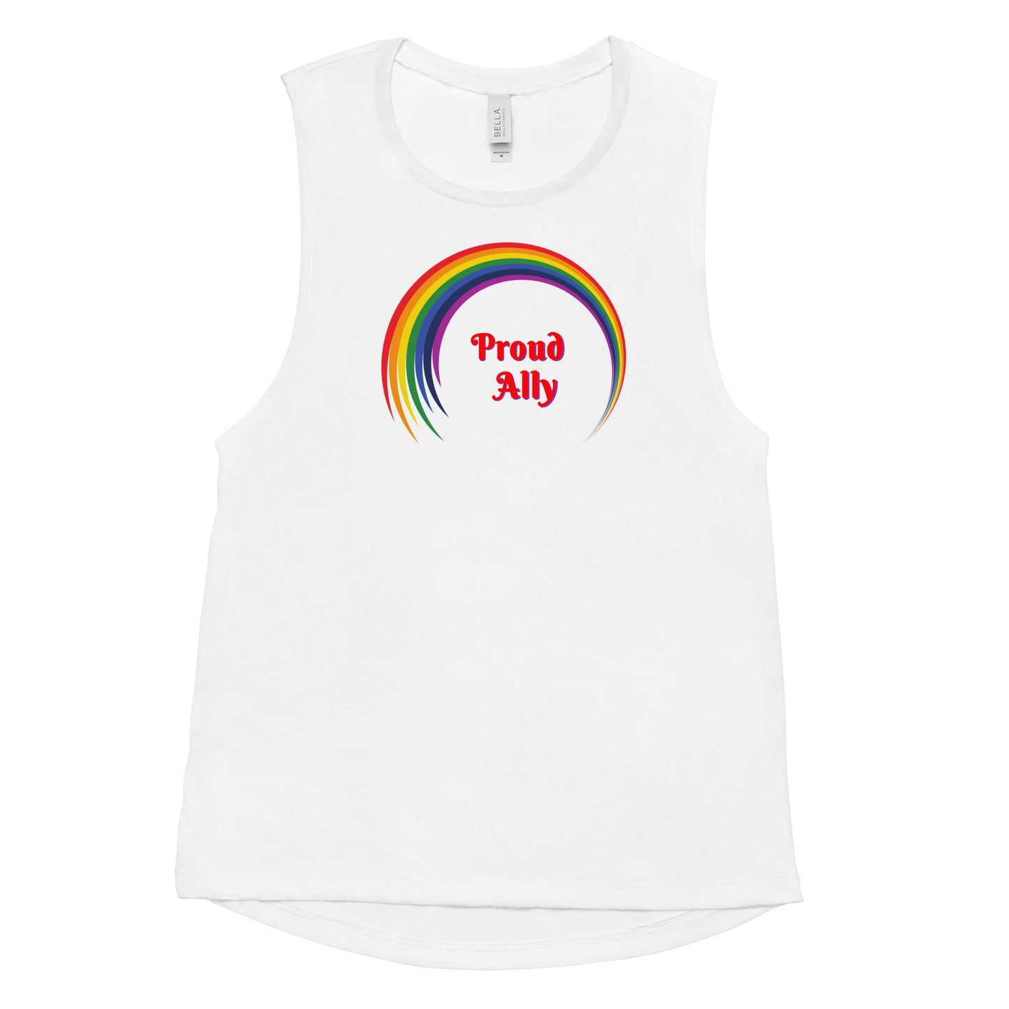 PROUD ALLY - Ladies’ Muscle Tank