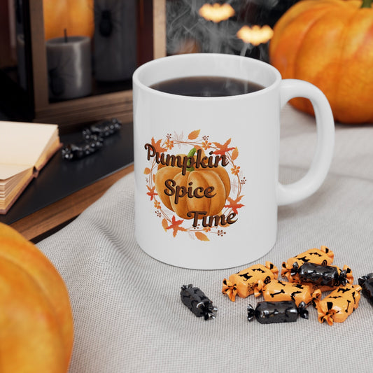 Pumpkin Spice Time - Ceramic Mug 11oz