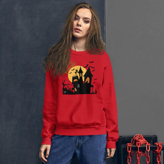 Haunted House Unisex Sweatshirt