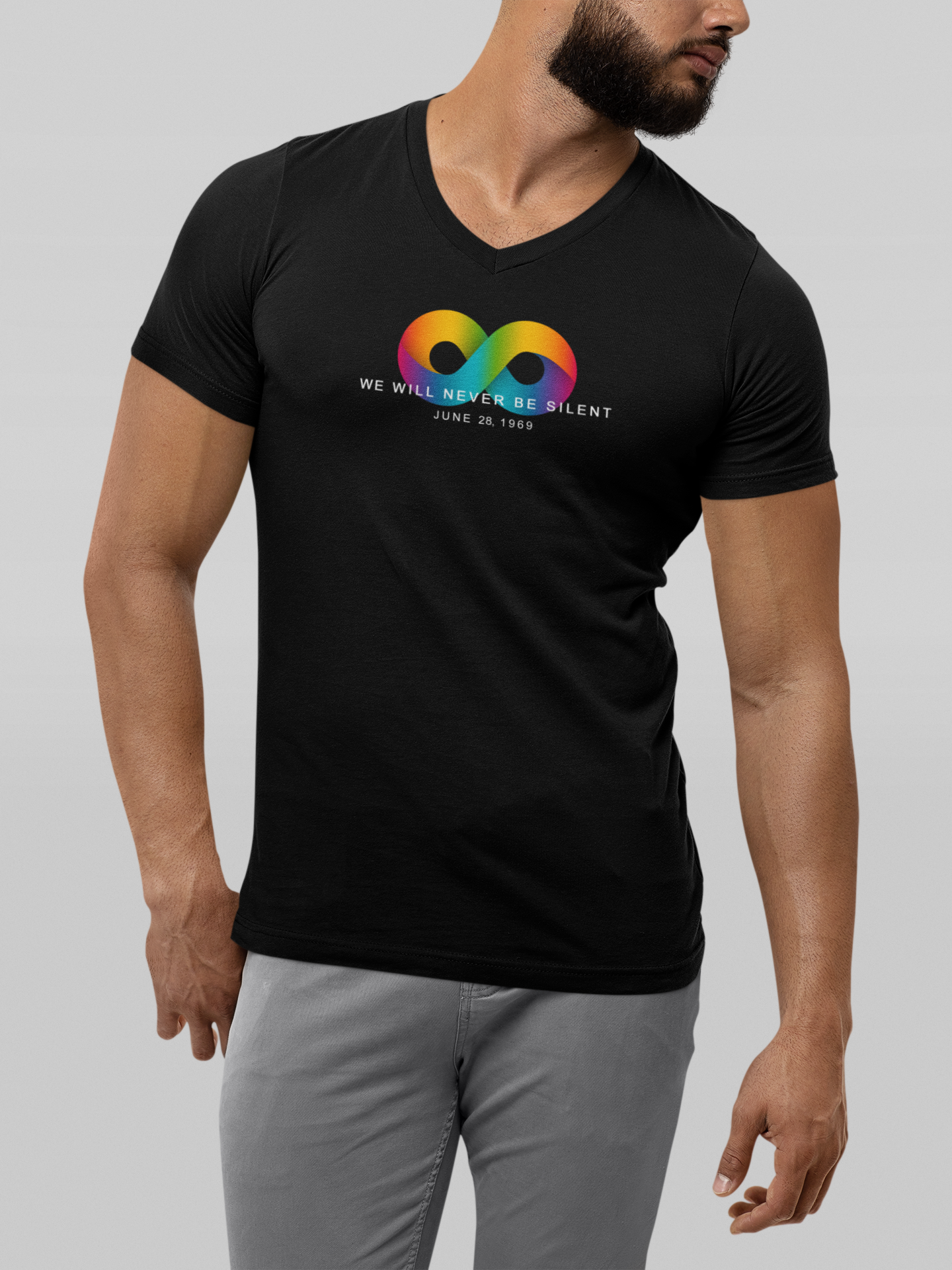 NEVER BE SILENT Stonewall Inn Commemorative Shirt [Black]