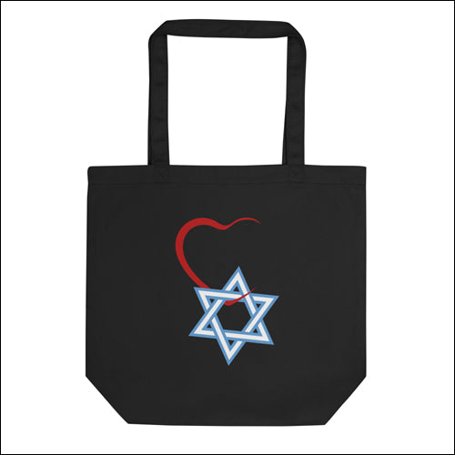 MY HEARTS WITH ISRAEL - Organic Cotton Tote