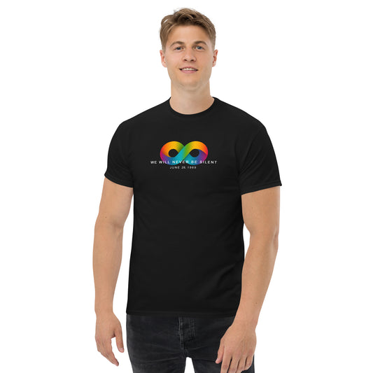 NEVER BE SILENT Stonewall Inn Commemorative Shirt [Black]