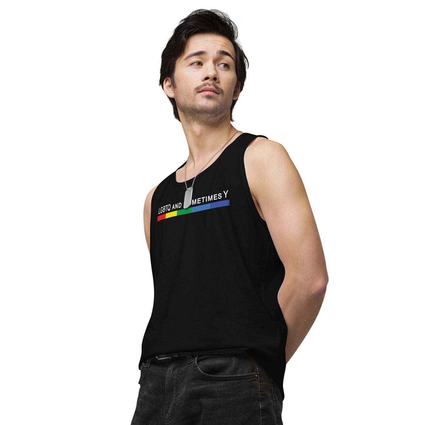 LGBTQ and Sometimes Y - Tank Top [Black]