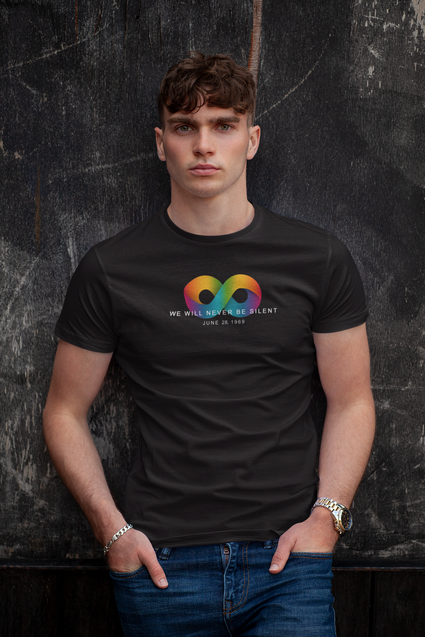 NEVER BE SILENT Stonewall Inn Commemorative Shirt [Black]