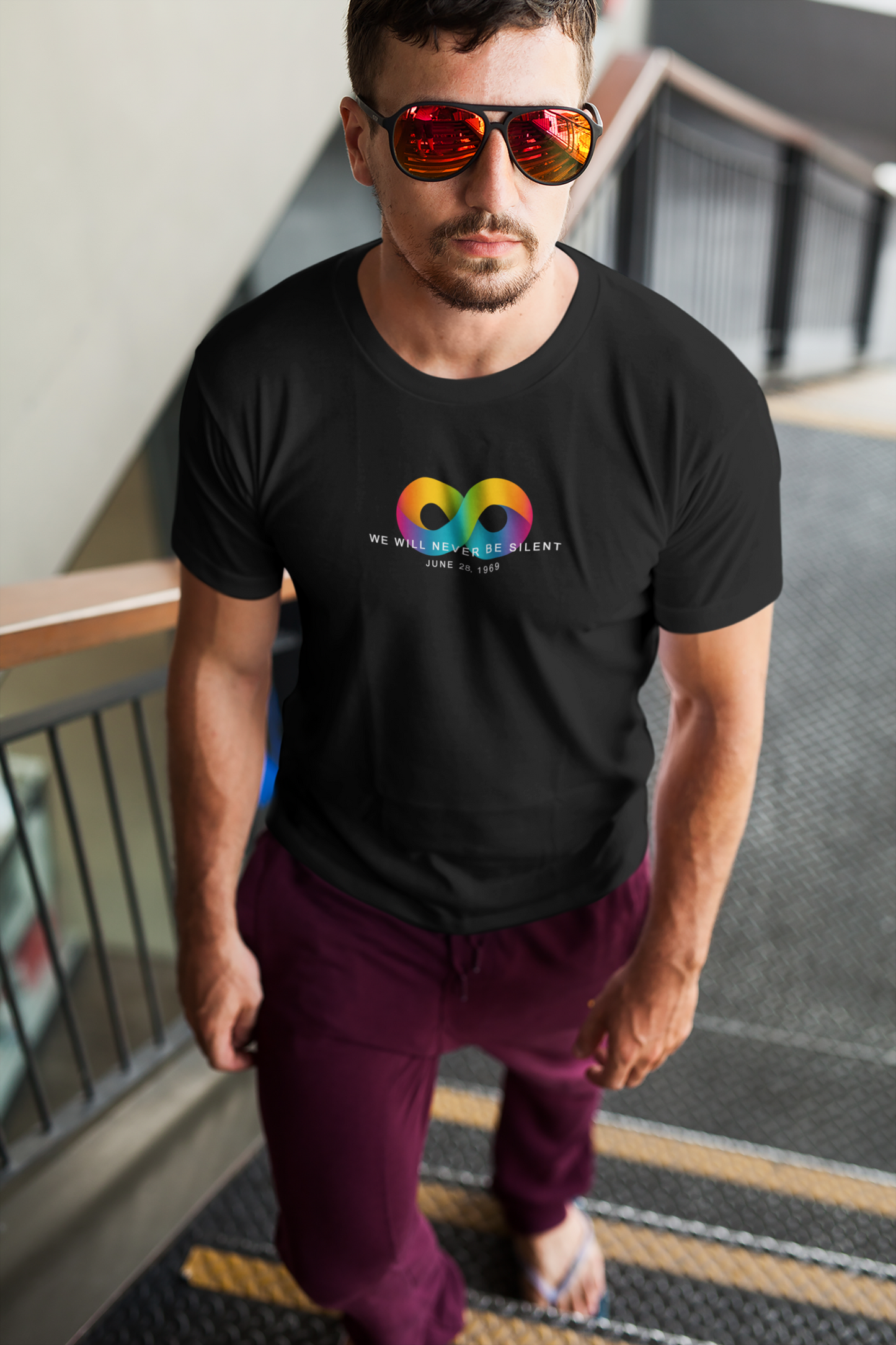 NEVER BE SILENT Stonewall Inn Commemorative Shirt [Black]