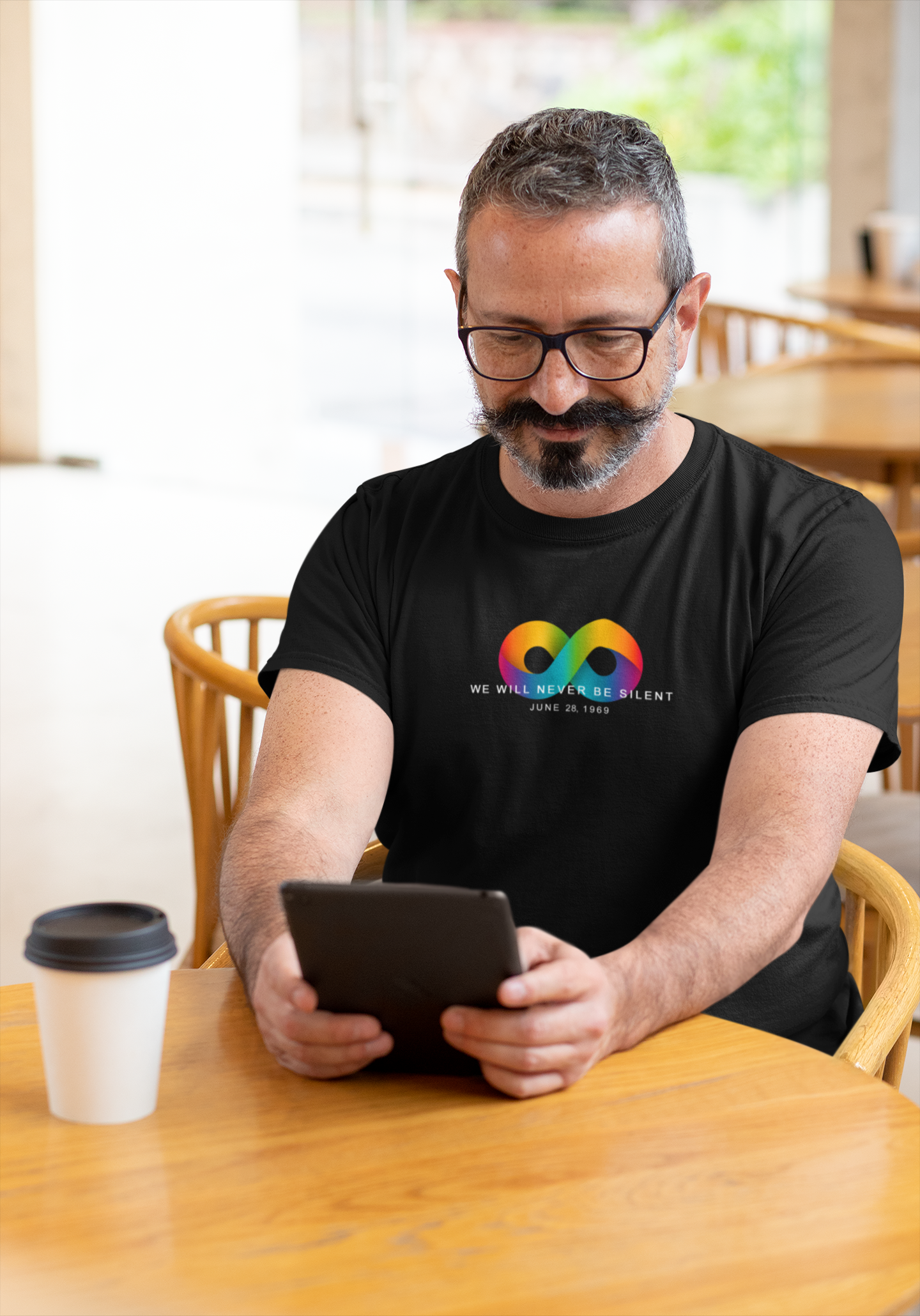 NEVER BE SILENT Stonewall Inn Commemorative Shirt [Black]