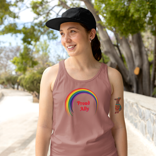 PROUD ALLY - Ladies’ Muscle Tank