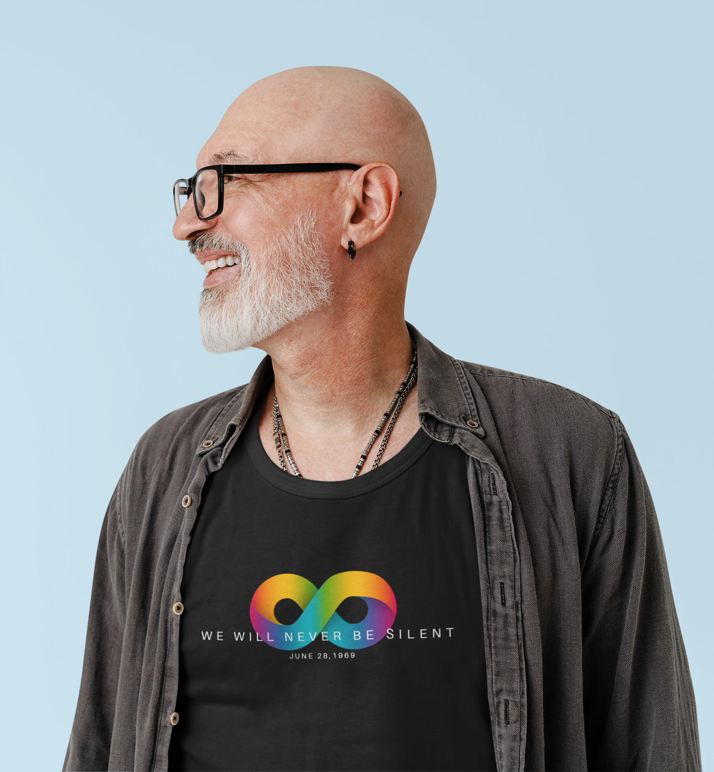 NEVER BE SILENT Stonewall Inn Commemorative Shirt [Black]