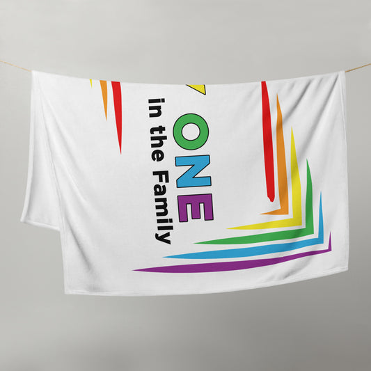 I'M THE GAY ONE IN THE FAMILY - Throw Blanket