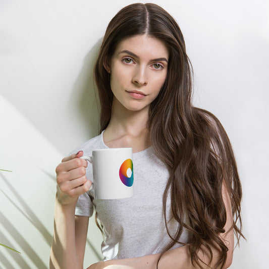 Infinite Rainbow Ally Mug - White