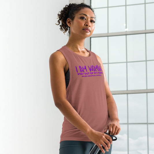 I AM WOMAN - Ladies’ Muscle Tank